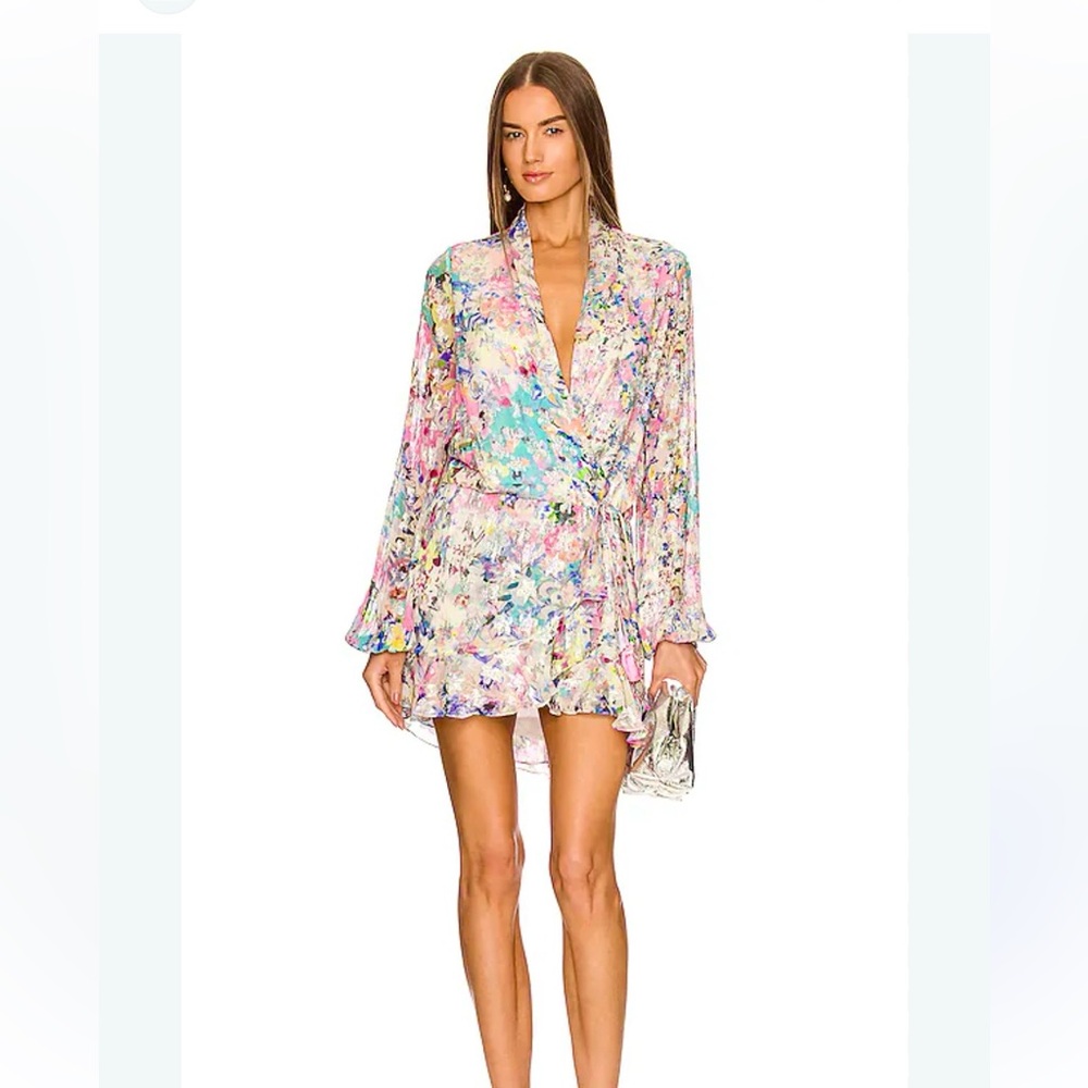 Rococo Sand Multicolor Long Sleeve Dress